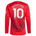 Günstige Fußballtrikots Manchester United Rashford 10 Heimtrikot 2024-25 Langarm